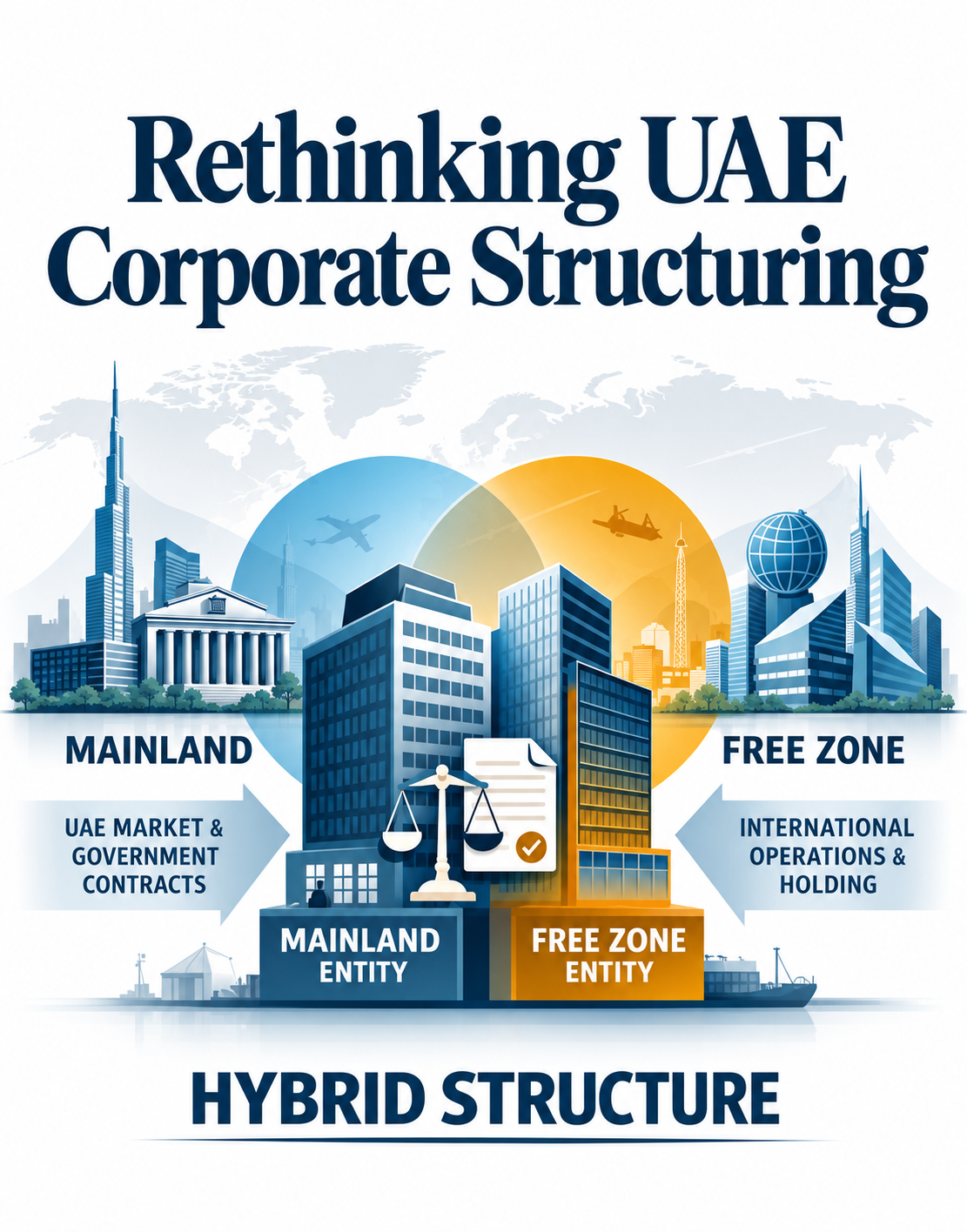 Rethinking UAE Corporate Structuring: The Emergence of Hybrid Mainland–Free Zone Models